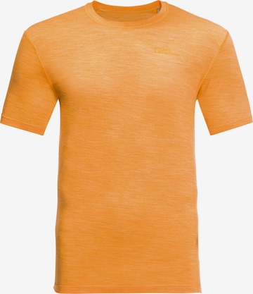 JACK WOLFSKIN Performance Shirt 'Kammweg' in Orange: front