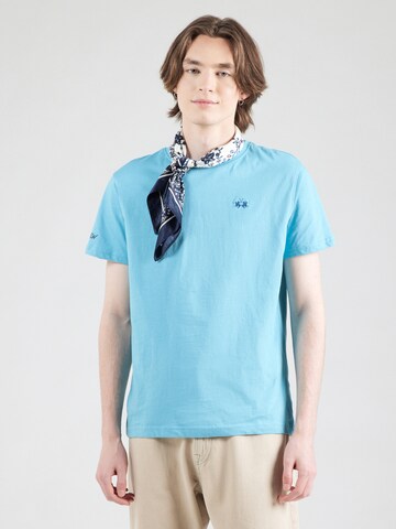 La Martina T-Shirt in Blau: Vorderseite