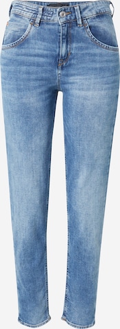 DRYKORN Tapered Jeans 'LIKE' in Blauw: voorkant