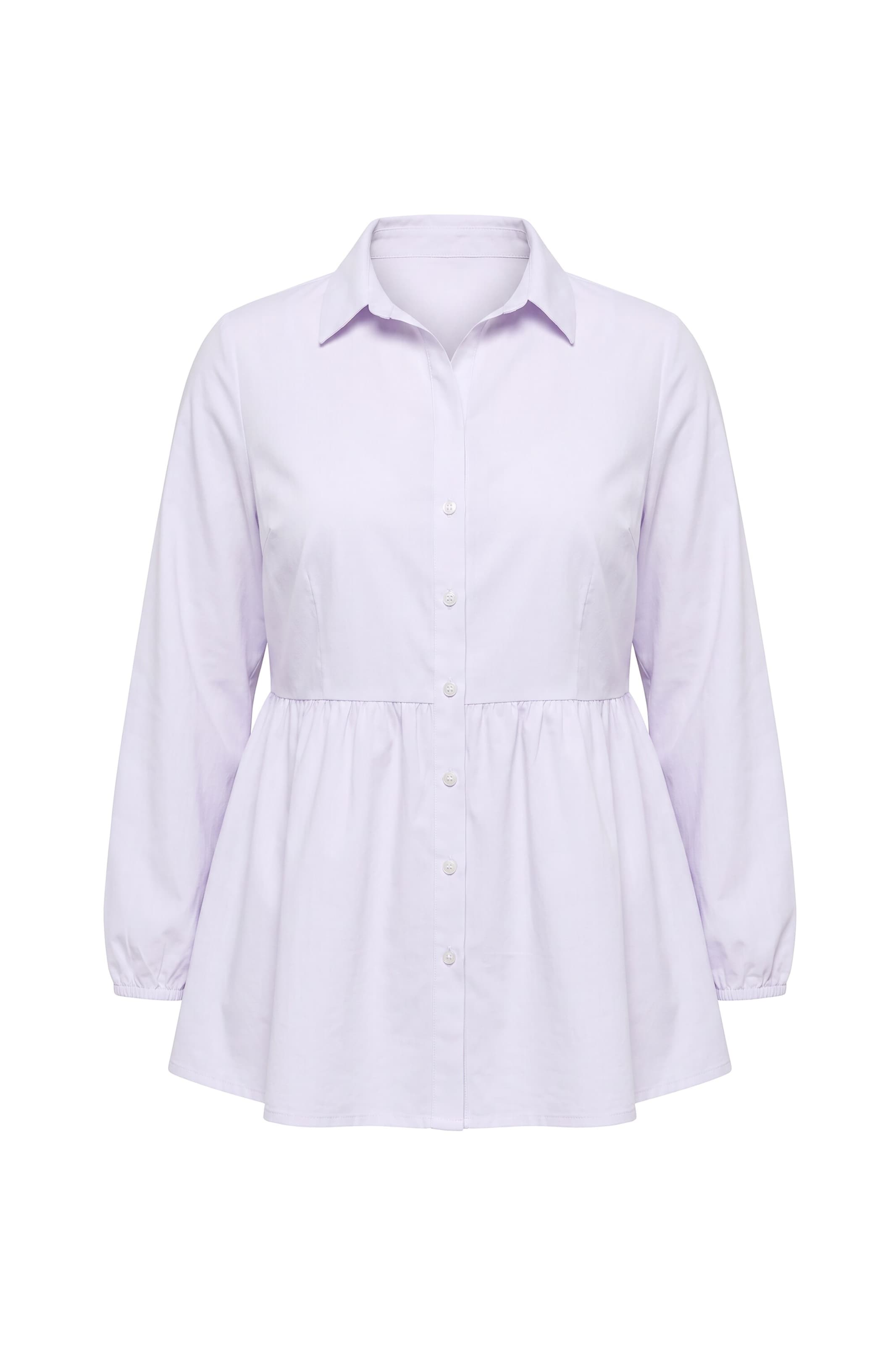 MIAMODA Blouse in Lila: voorkant