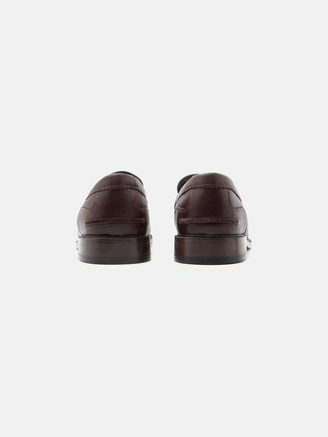 CLARKS Slip-ons 'CraftJames' in Brown: back