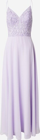 Unique Evening Dress in Purple: front