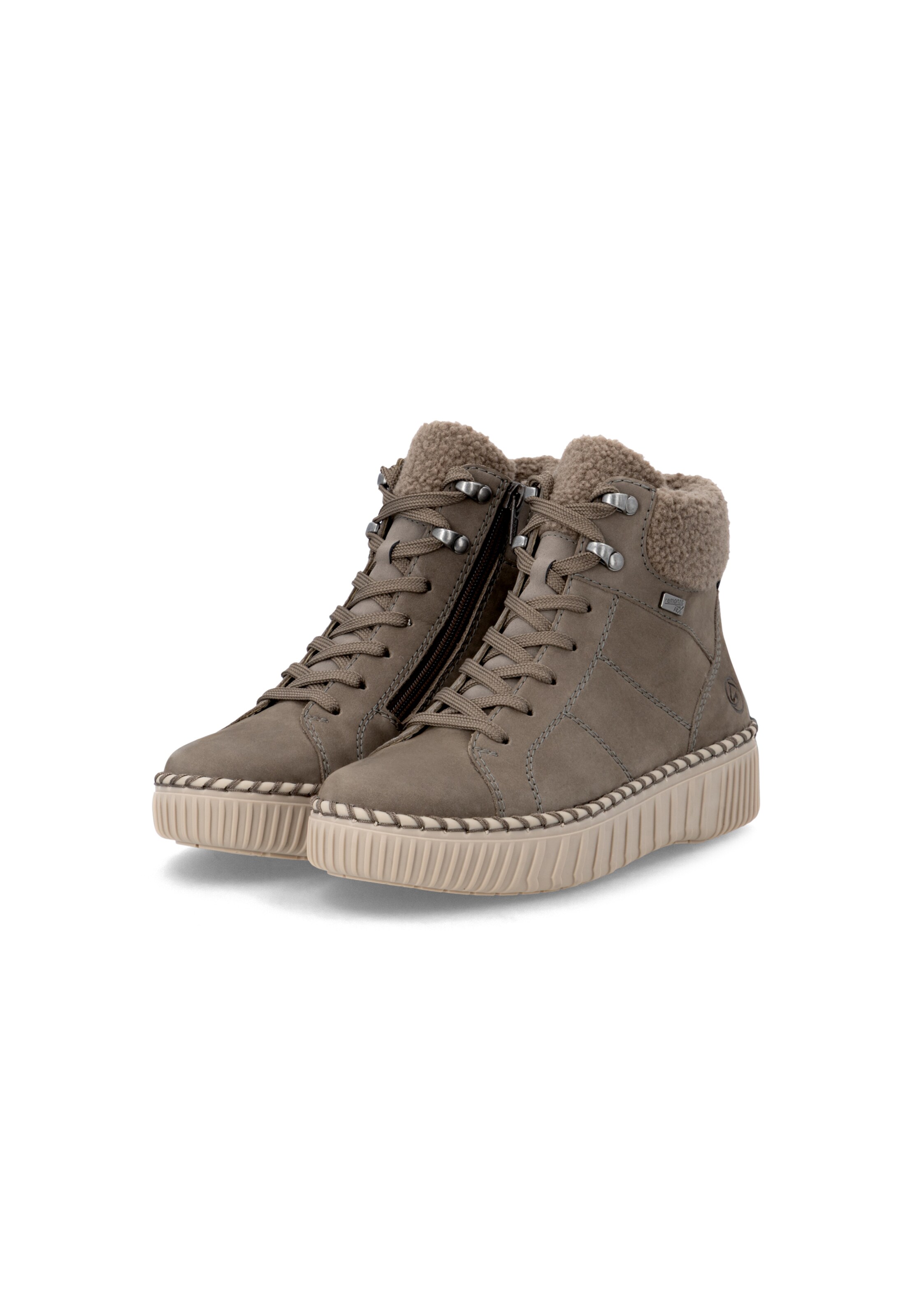 Bottes à lacets ' D4A74 ' REMONTE en gris