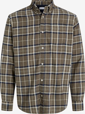 JACK & JONES Рубашка 'JJEClassic' в Коричневый: спереди