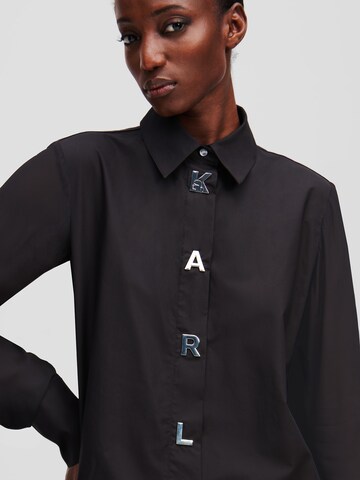 Karl Lagerfeld Blus i svart