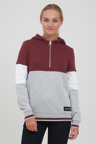 Oxmo Hoodie 'Omara' in Grau: predná strana