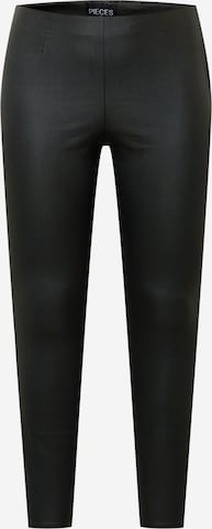 PIECES Curve Pants in Black: front