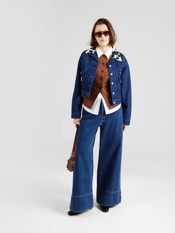 PIECES Kamizelka do garnituru 'PCRAKEL' w kolorze brązowy