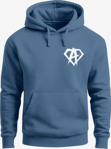 Neverless Sweatshirt 'Anarchy Gym' in Blau: Vorderseite