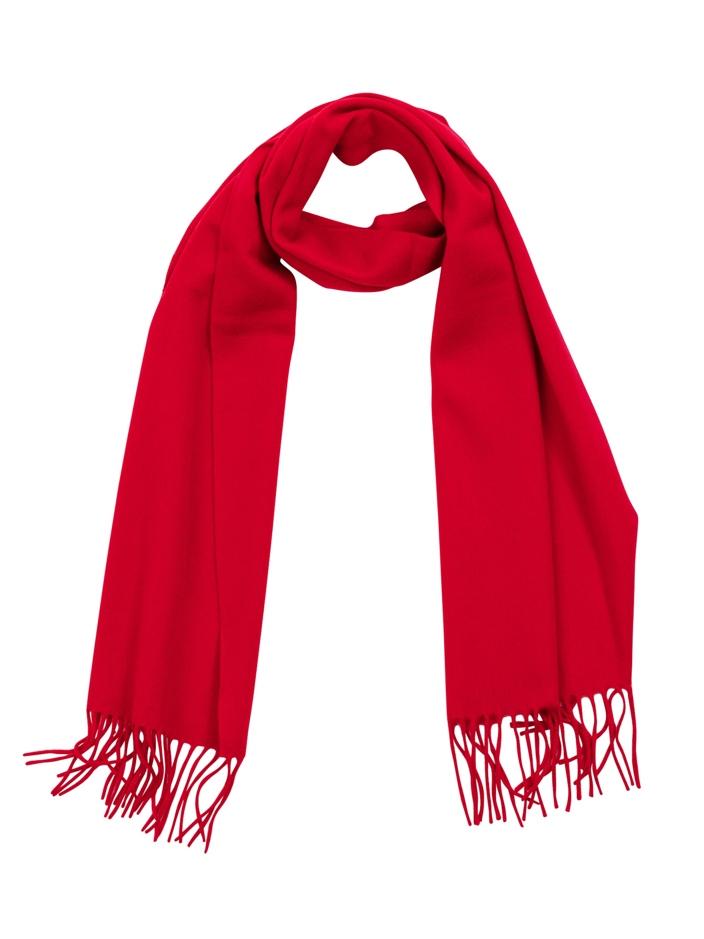 Sciarpa di CASH-MERE.CH in rosso: frontale