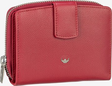 GOLDEN HEAD Wallet 'Madrid' in Red: front