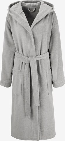 MY HOME Long Bathrobe in Grey: front