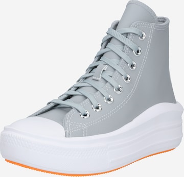 CONVERSE Sneakers hoog 'Chuck Taylor All Star Move' in Grijs: voorkant