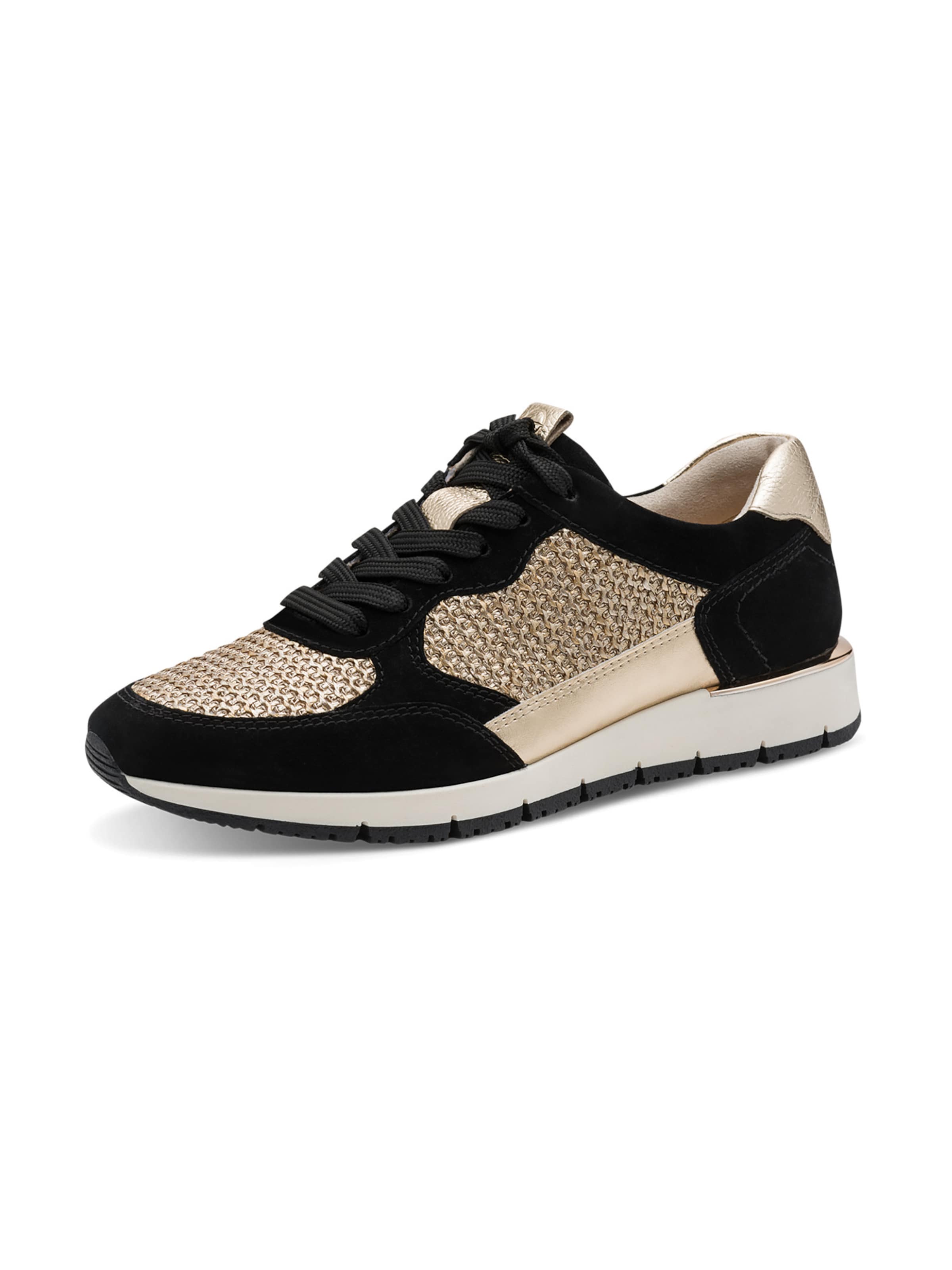 Tamaris Sneakers laag ' 1-23748-46 ' in Goud: voorkant