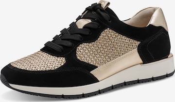 Baskets basses ' 1-23748-46 ' Tamaris en or : devant