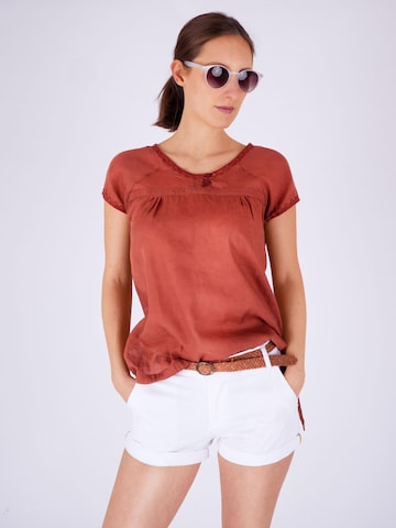Fraternel Shirt 'Fraternel Blusenshirt T002' in Red: front