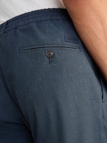 JOOP! Tapered Pleat-Front Pants 'Lester' in Blue