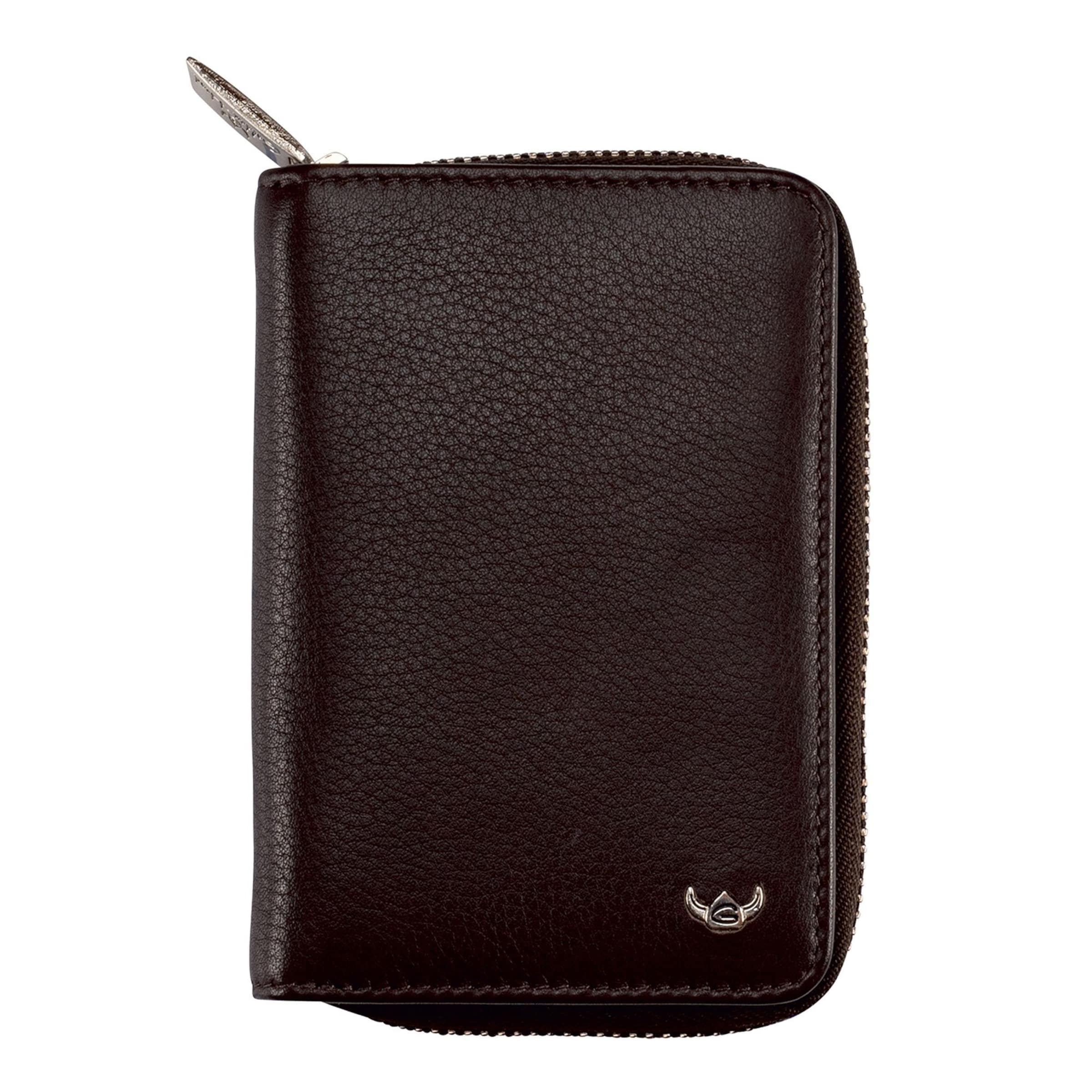 Portamonete 'Capri' di GOLDEN HEAD in marrone: frontale