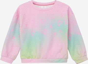 s.Oliver Sweatshirt i rosa: framsida