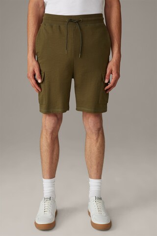 STRELLSON Regular Cargo Pants 'Kian' in Green: front