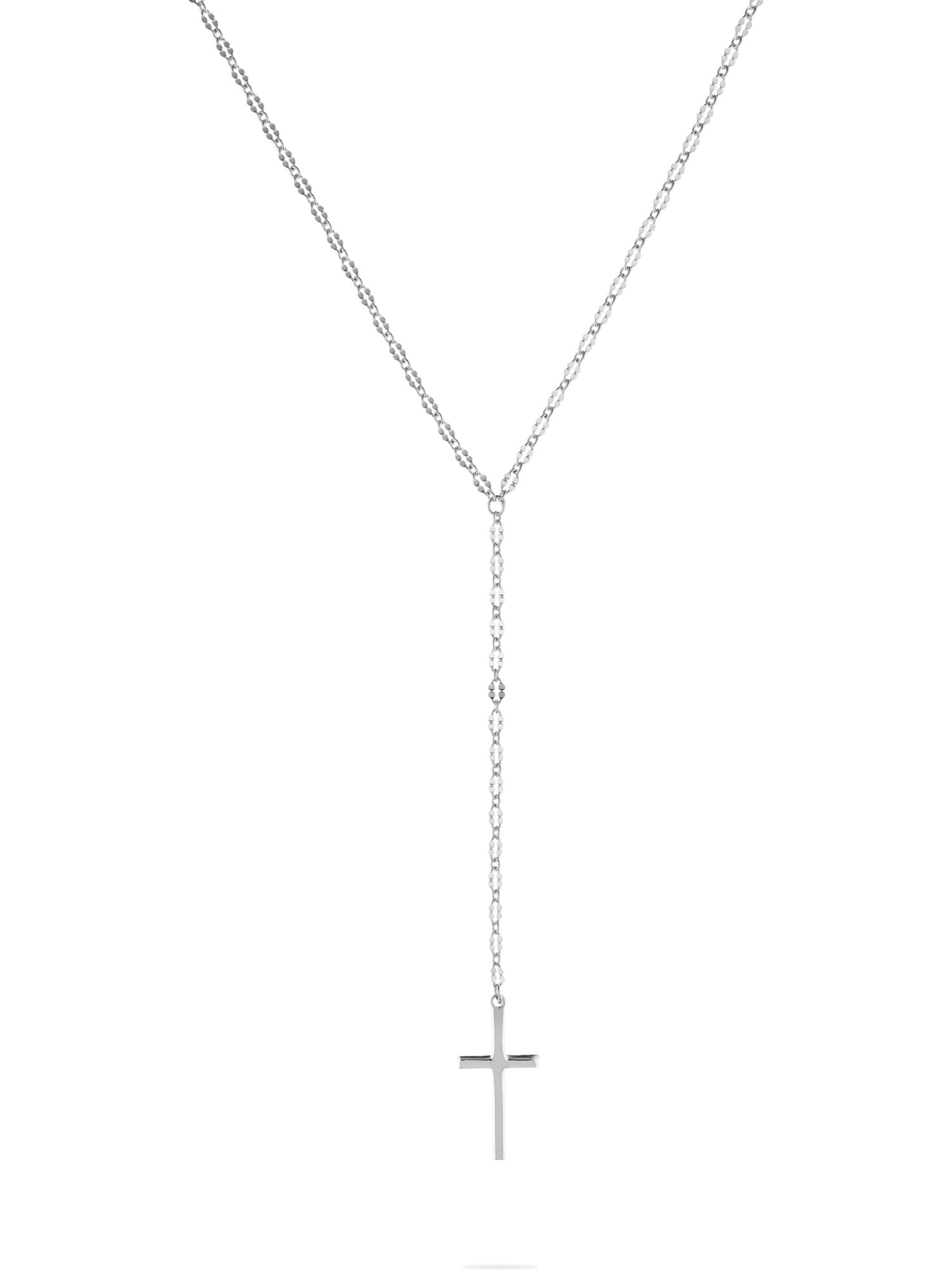 CHRIST Necklace in Silver: front