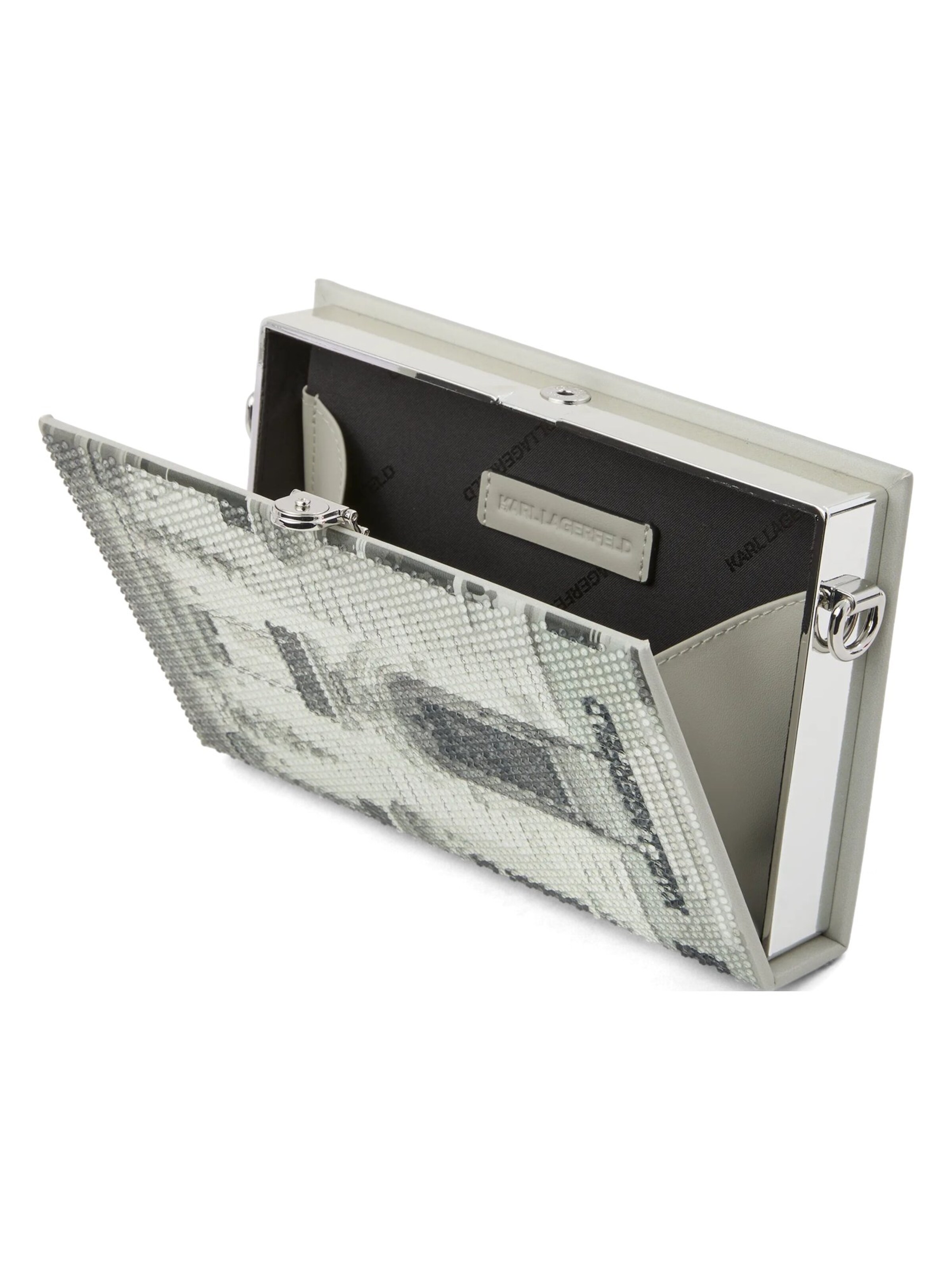 Pochette Karl Lagerfeld en gris