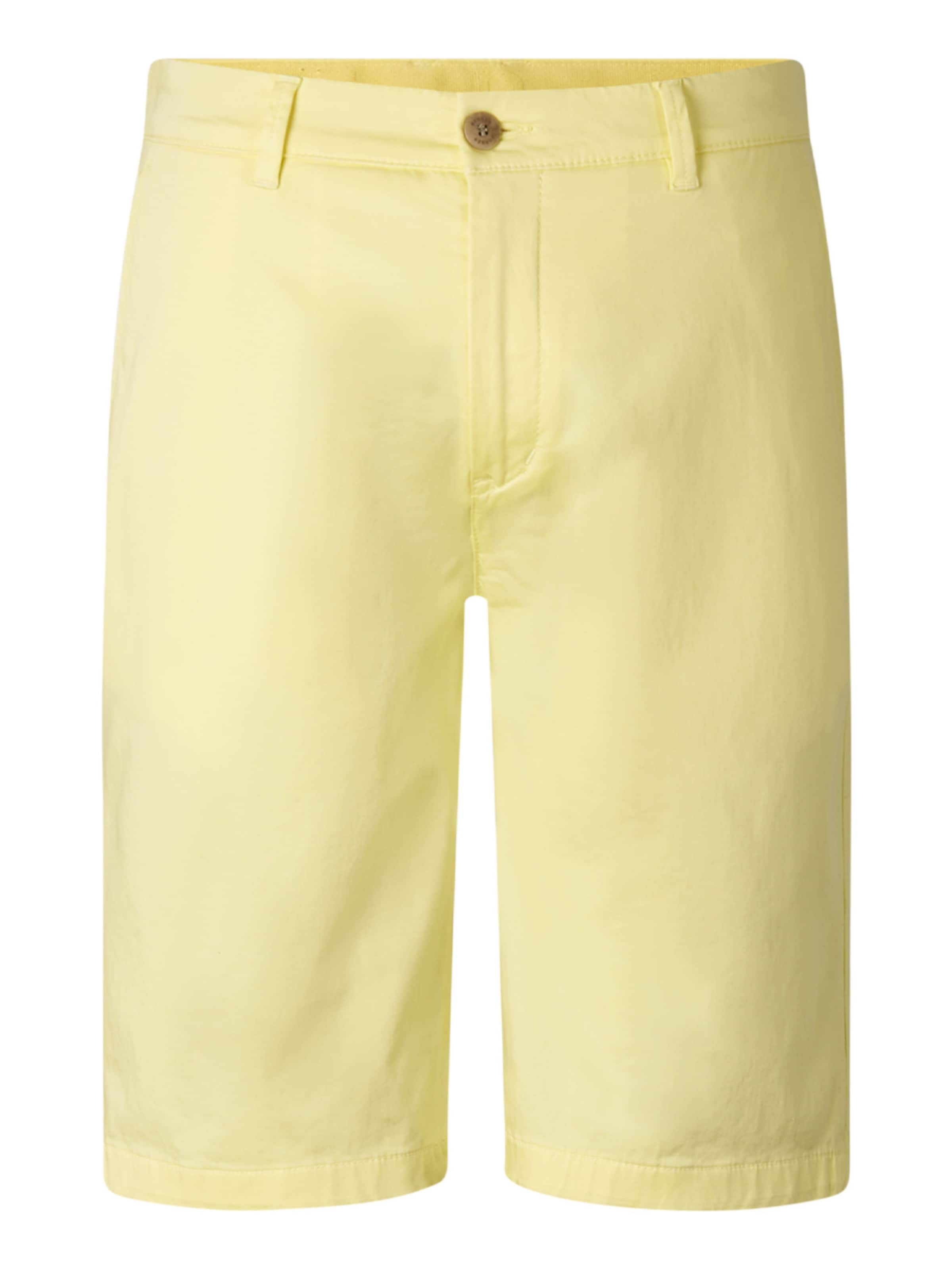 BOGNER Regular Shorts 'Miami' in Gelb: Vorderseite