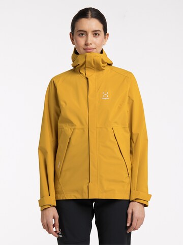 Haglöfs Outdoor Jacket 'Tjärn' in Yellow: front