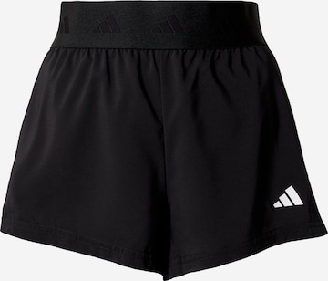 ADIDAS PERFORMANCE Regular Workout Pants 'HYGLM' in Black: front