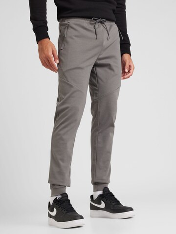 Effilé Pantalon JACK & JONES en gris : devant