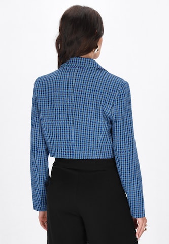 faina - Blazer em azul