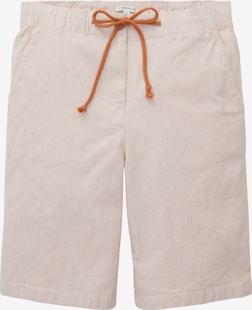 TOM TAILORChino hlače - smeđa boja: prednji dio