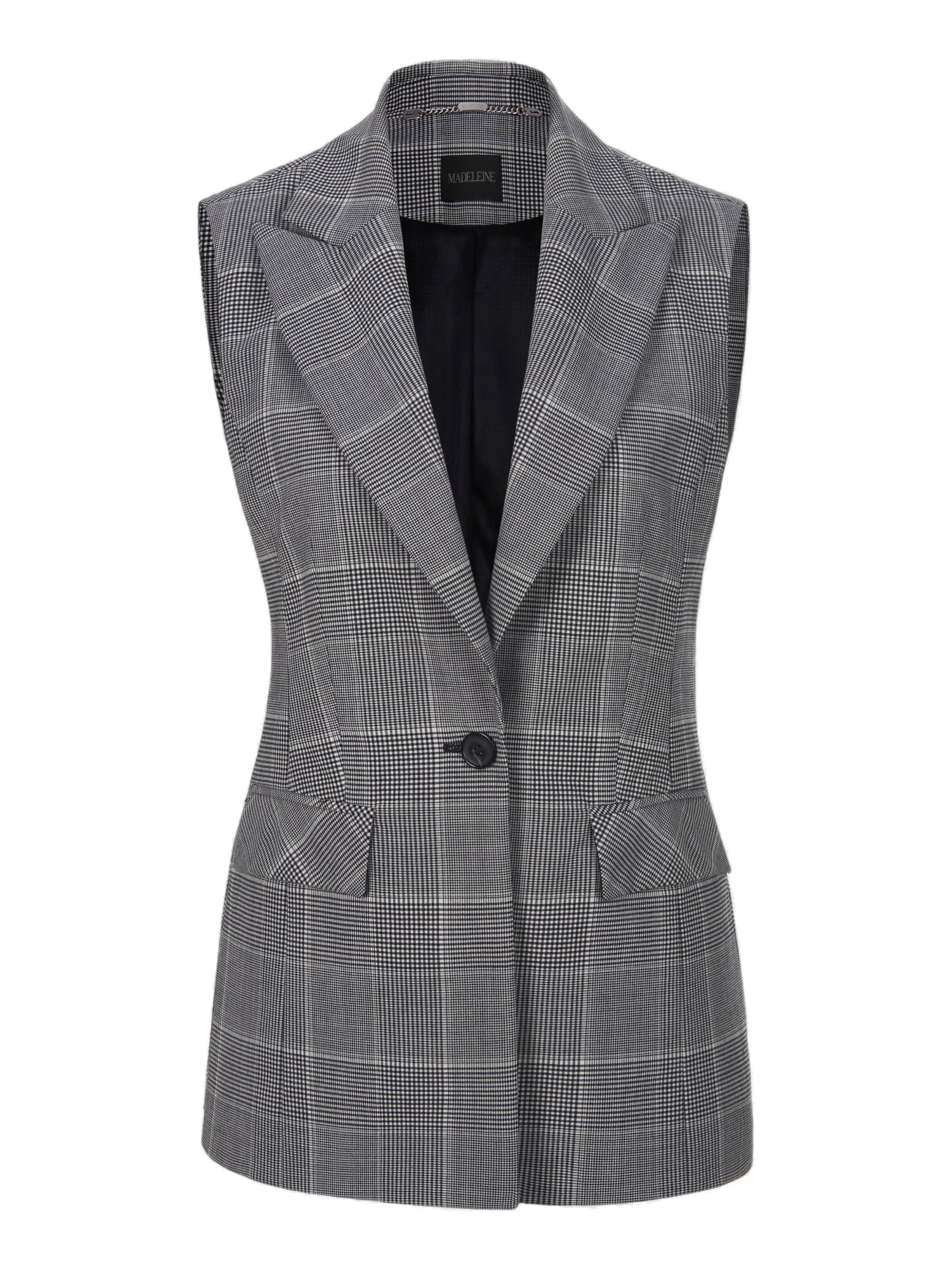 MADELEINE Bodywarmer in Zwart: voorkant