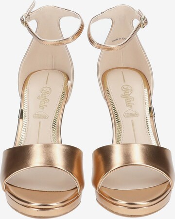 BUFFALO Sandals 'Ronja' in Beige