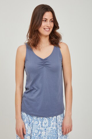 Fransa - Top en azul: frente