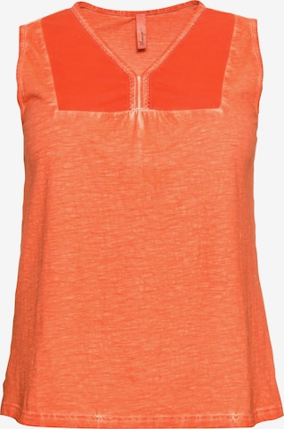SHEEGO Top in Orange: front