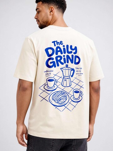 Neverless Shirt 'Daily Grind'‌‌‌ in Beige