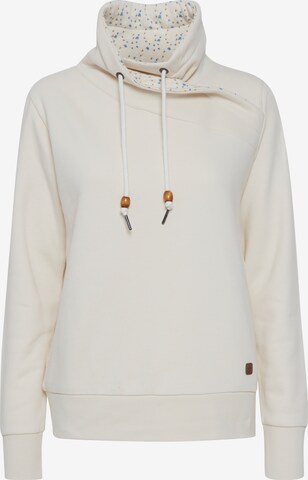 Oxmo Sweatshirt 'UDINE' in Beige: voorkant