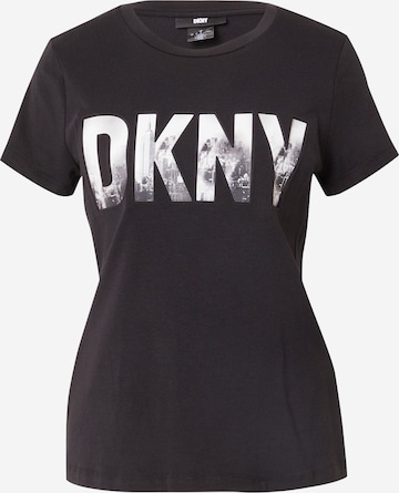 DKNY Shirt 'SKYLINE' in Black: front