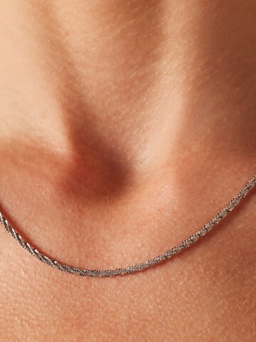 Lucardi Ketting 'Münze' in Zilver