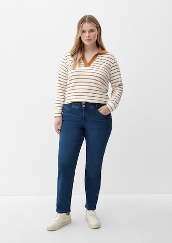 TRIANGLE Slimfit Jeans i blå