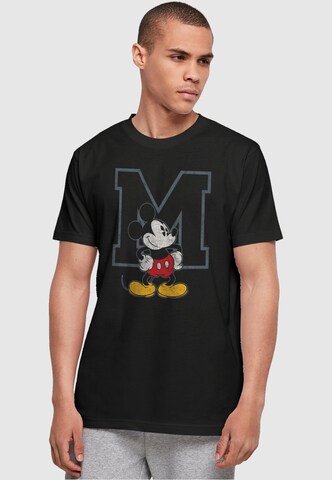 ABSOLUTE CULT Shirt 'Mickey Mouse - Classic' in Zwart: voorkant