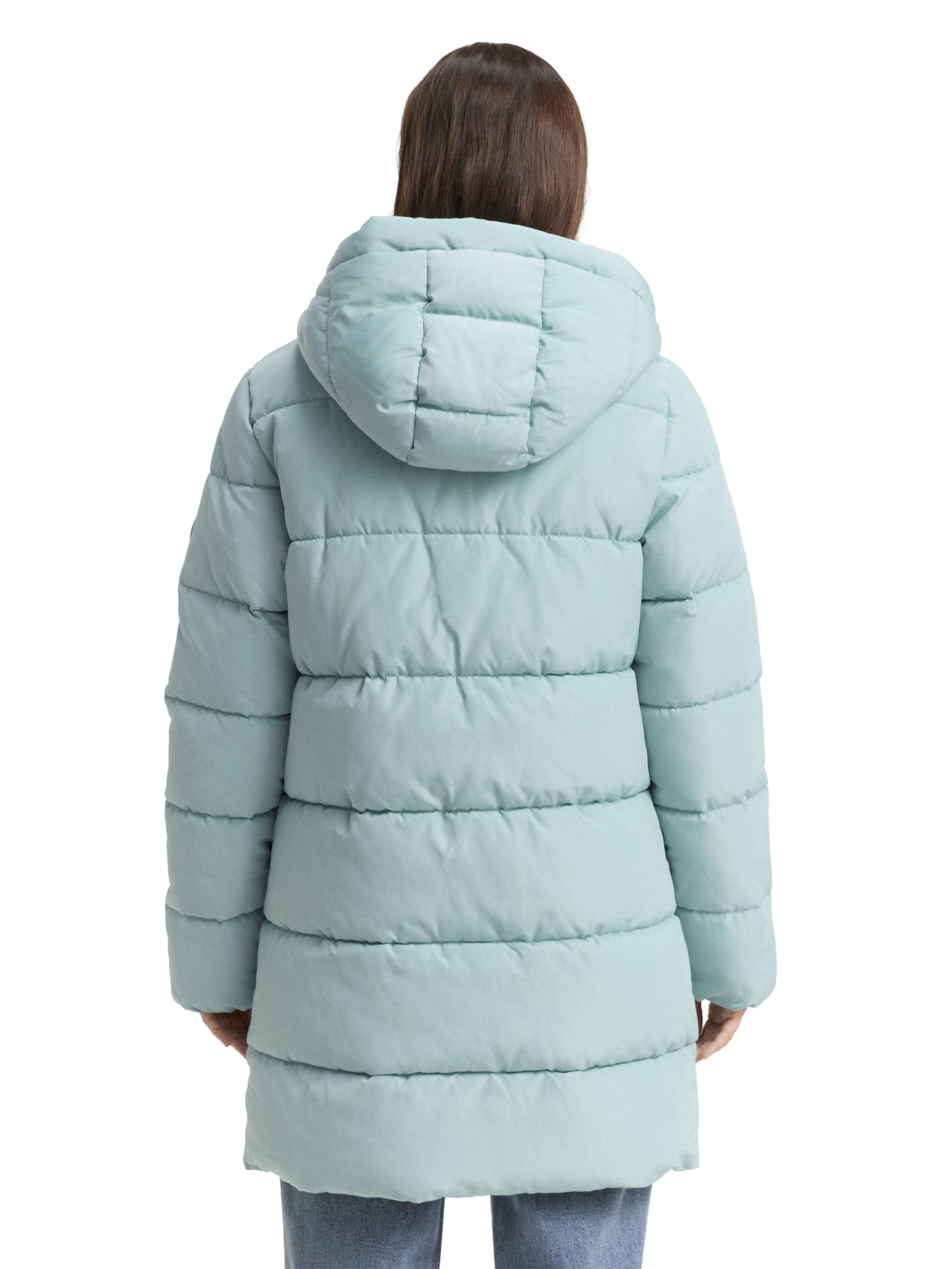 TOM TAILOR Зимнее пальто в Зеленый