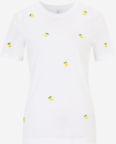 Only Tall Camiseta 'KETTY' en amarillo / verde / blanco, Vista del producto