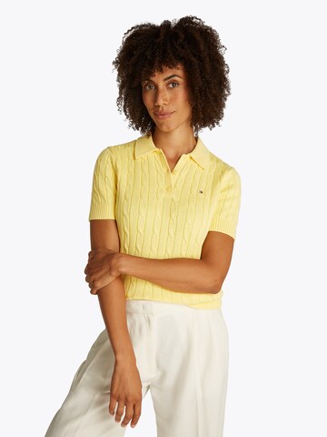 TOMMY HILFIGER - Jersey en amarillo: frente
