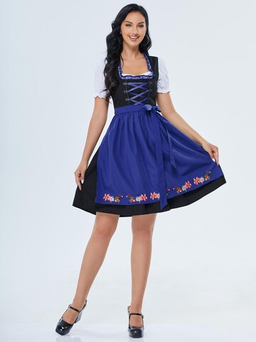 Yesfashion Dirndl‌‌ in Blau