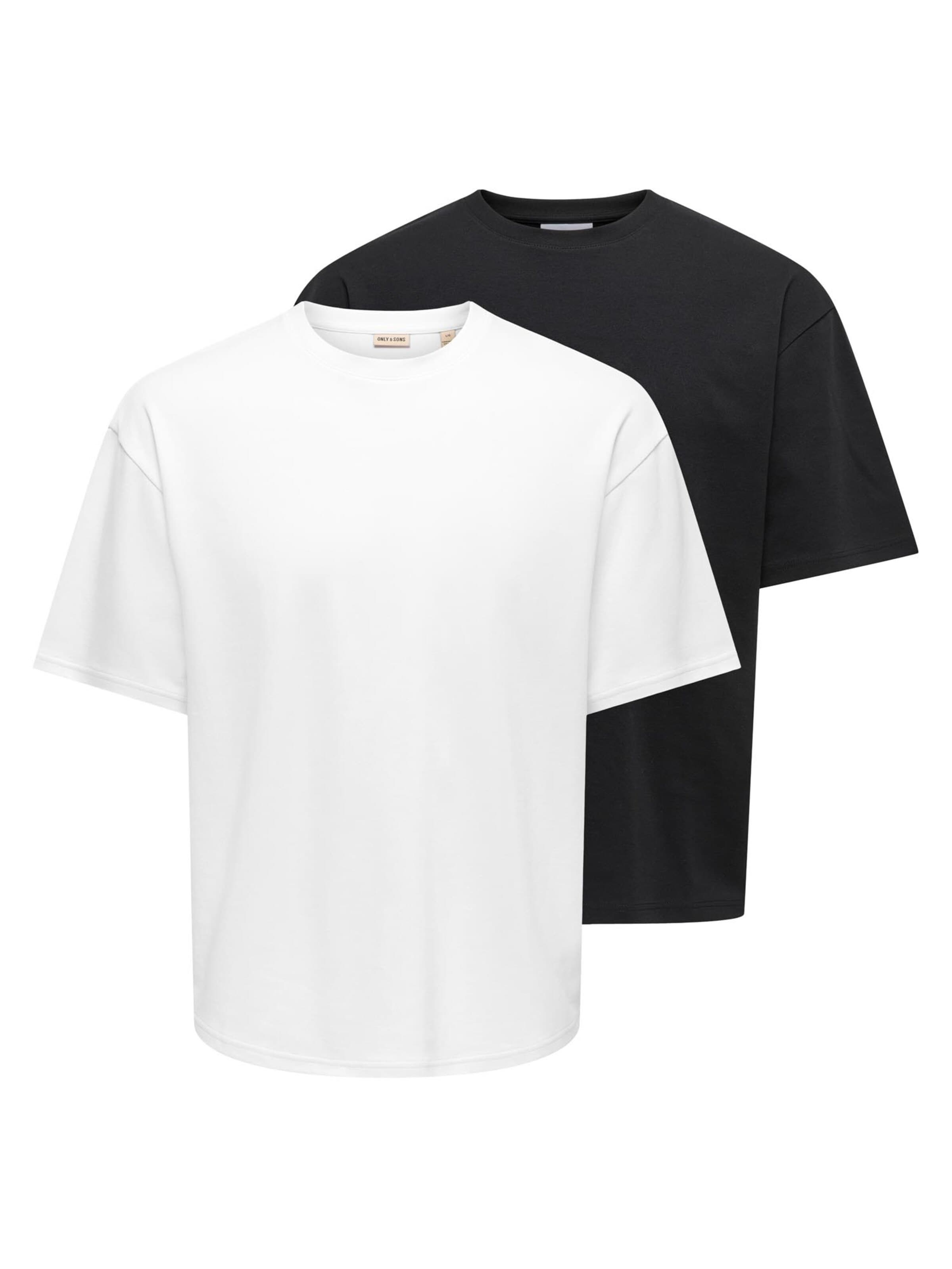 Only & Sons Shirt 'Caspian'‌‌‌ in Schwarz: Vorderseite