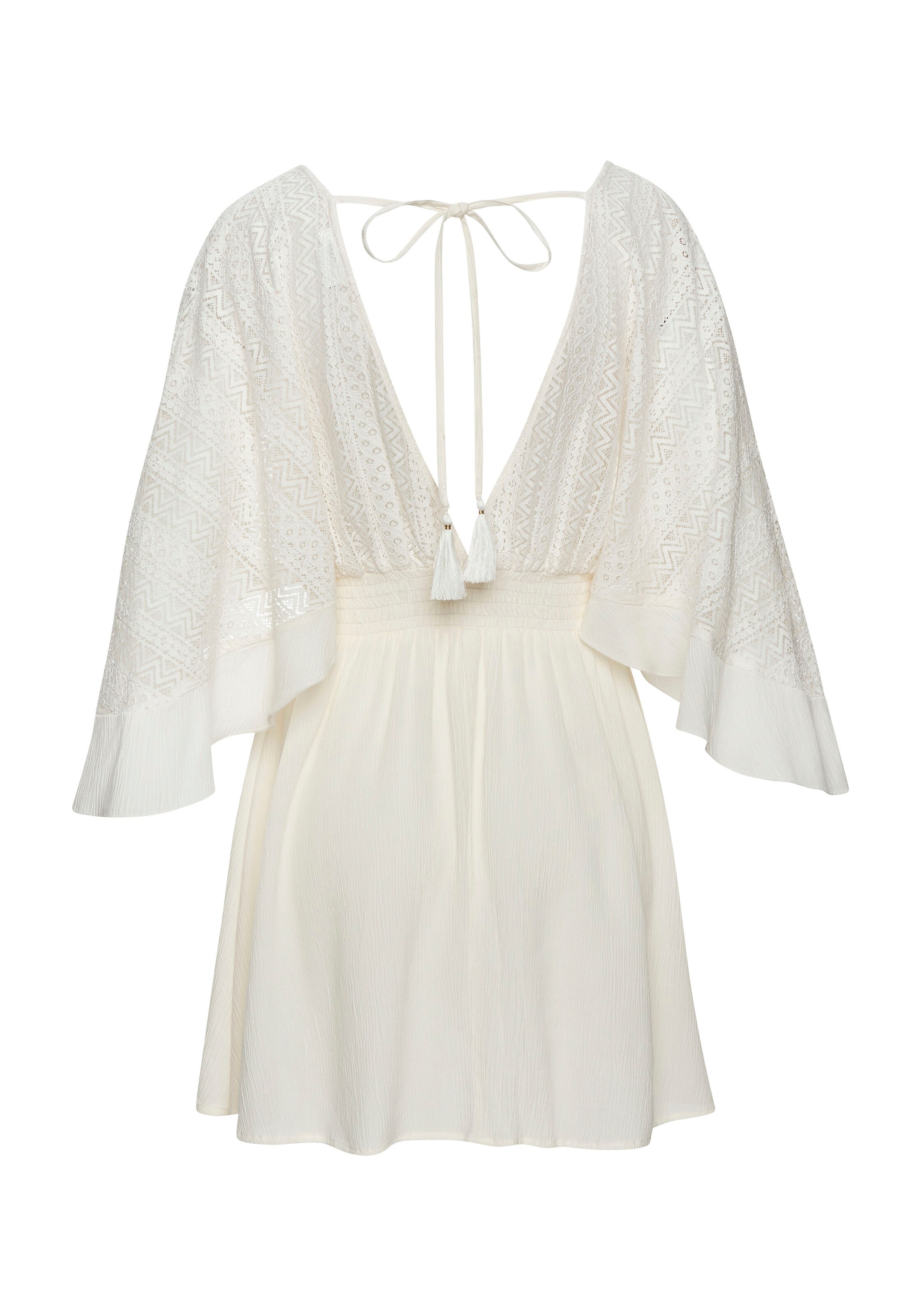 LASCANA Φόρεμα παραλίας σε λευκό