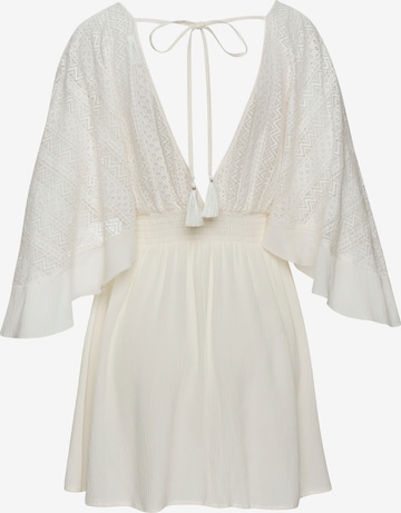 LASCANA Kleid in Weiß