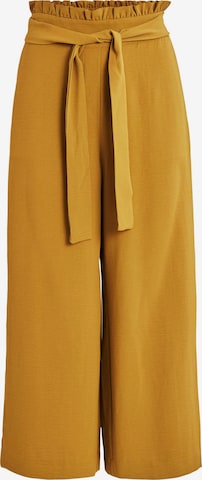 VILA - Pierna ancha Pantalón 'Rasha' en marrón: frente